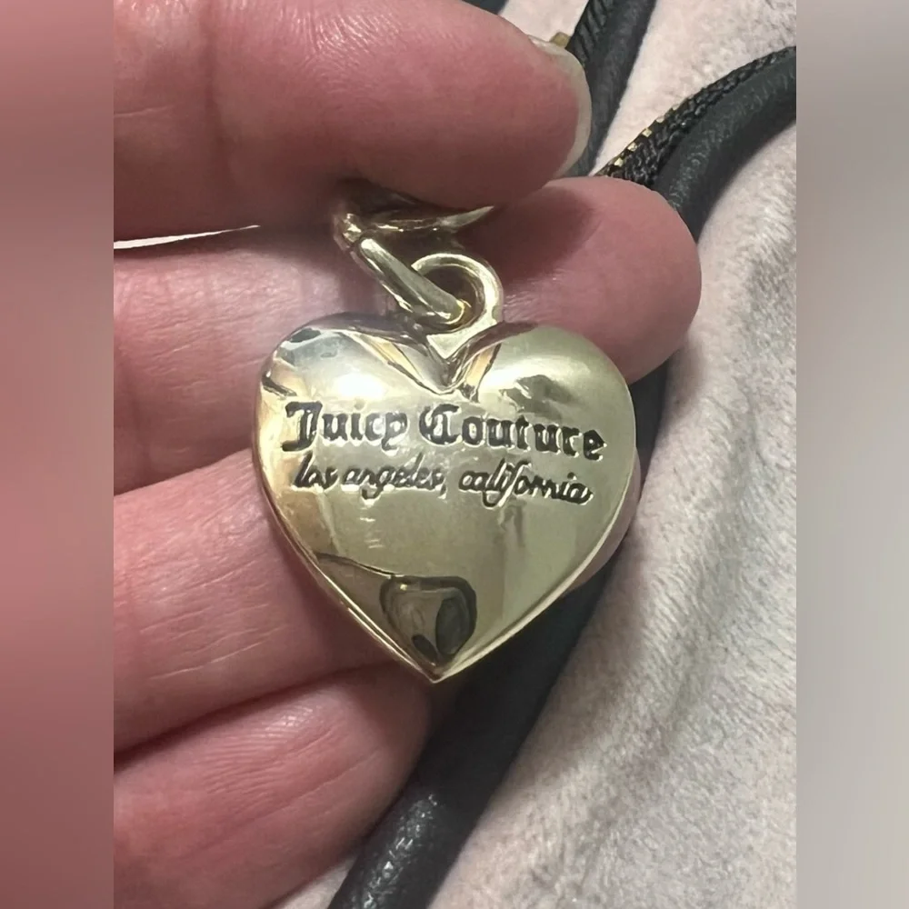 NEW Juicy Couture POWDER BLUSH HERITAGE BACKPACK Mini Bag Purse with Heart Charm